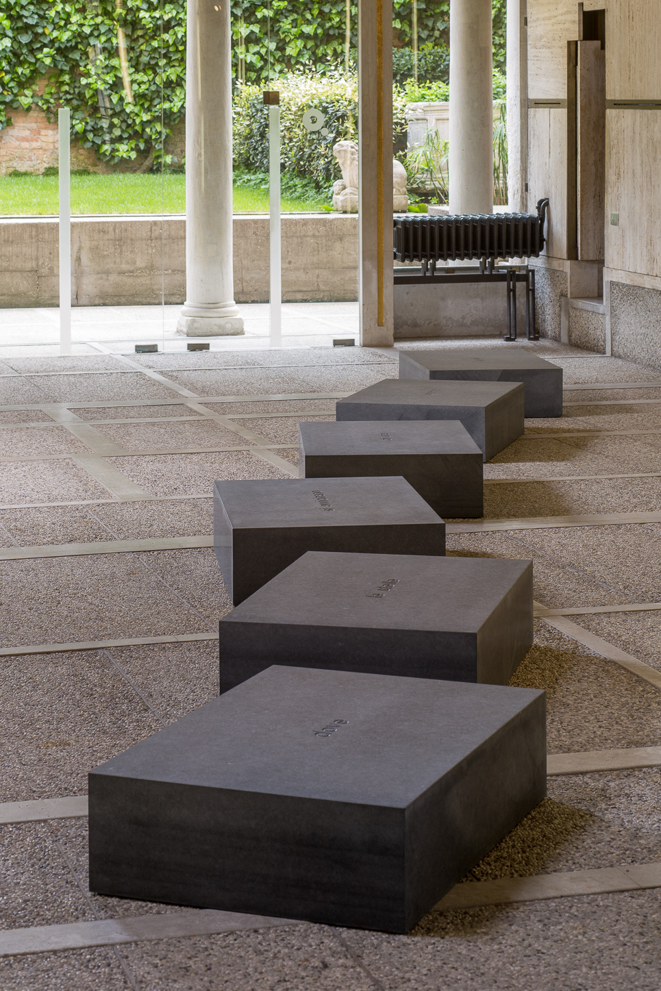 Giovanni Anselmo, "Dove le Stelle si Avvicinano di Una Spanna in Più", Querini Stampalia, Venice, 2017